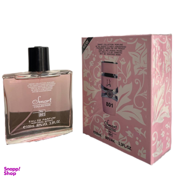ادوپرفیوم زنانه اسمارت کالکشن مدل یارا کد 801 حجم 100 میلی لیتر