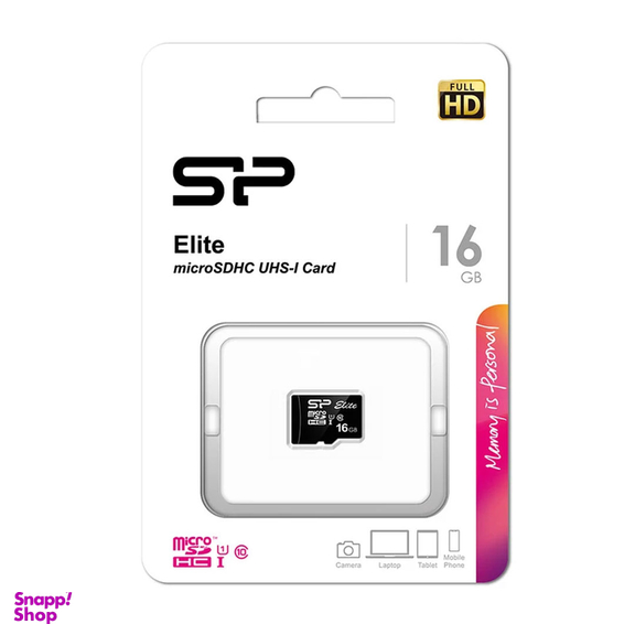 کارت حافظه microSDHC سیلیکون پاور مدل Elite کلاس 10 استاندارد UHC-I U1 سرعت 100MBps ظرفیت 16 گیگابایت