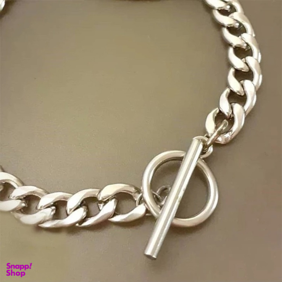 دستبند زنانه دلبر مدل قفل تی T کد K-T05