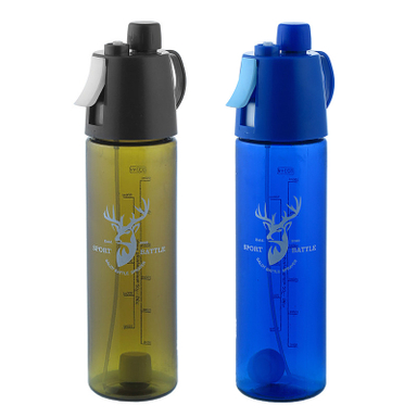 قمقمه اسپری دار مدل دوچرخه گنجایش 0.6 لیتر بسته 2 عددی