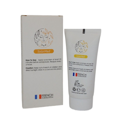 کرم ضد آفتاب و ضد چروک و لک بدون رنگ مدانسر SPF50 مدل 5 در 1 مناسب انواع پوست حجم 50 میلی لیتر