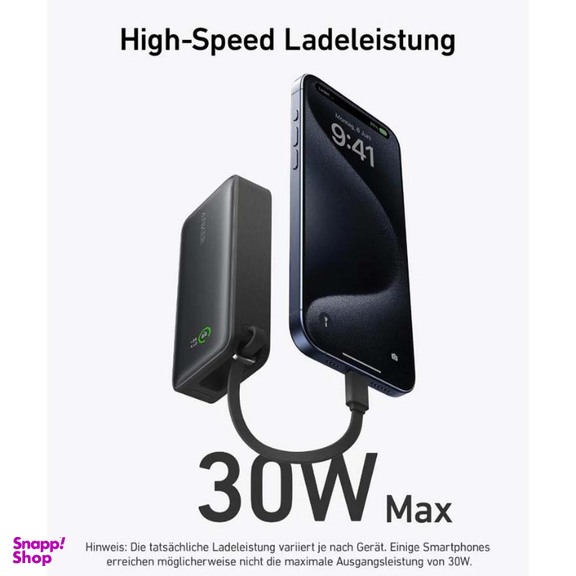 پاوربانک 30 وات انکر مدل 533 PowerCore ظرفیت 10000 میلی آمپر ساعت