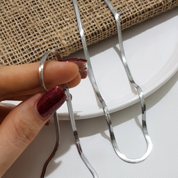 زنجیر زنانه مدل ماری سیلور 44 کد 3328