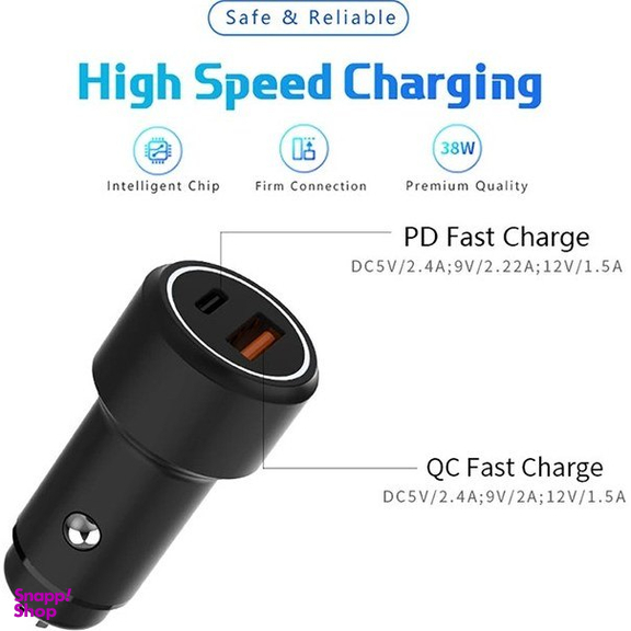 شارژر فندکی پرووان مدل 20W PCG22 USB Type-C