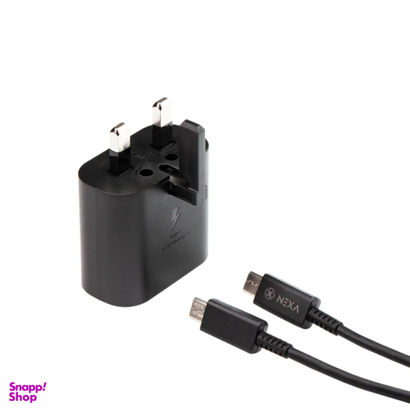 شارژر دیواری نکسا مدل C125C به همراه کابل Type-C
