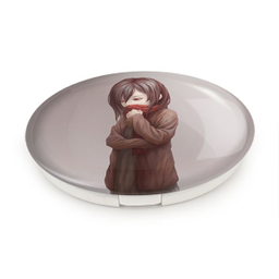 آینه جیبی خندالو طرح میکاسا اکرمن انیمه اتک آن تایتان Attack on Titan مدل تاشو کد 18515