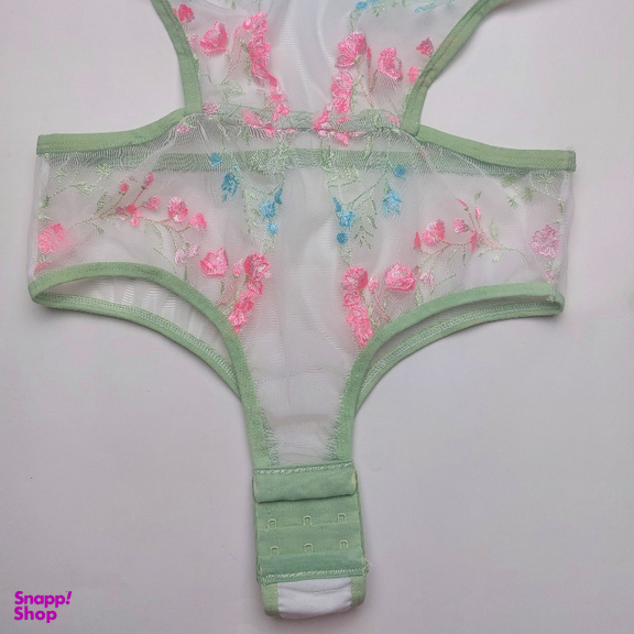 بادی زنانه نوشه پوش کد 90007 رنگ سفید