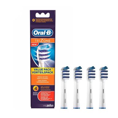 سری یدک مسواک برقی اورال بی مدل TriZone بسته 4 عددی