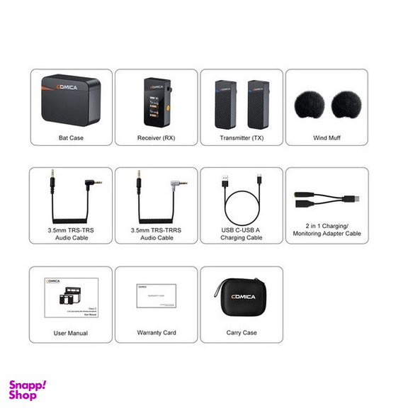 ست میکروفن بی سیم کامیکا مدل Vimo C3
