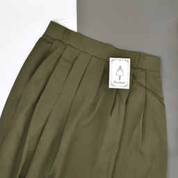 دامن پلیسه دار زنانه مدل آیسن کد M5181 رنگ سبز سدری