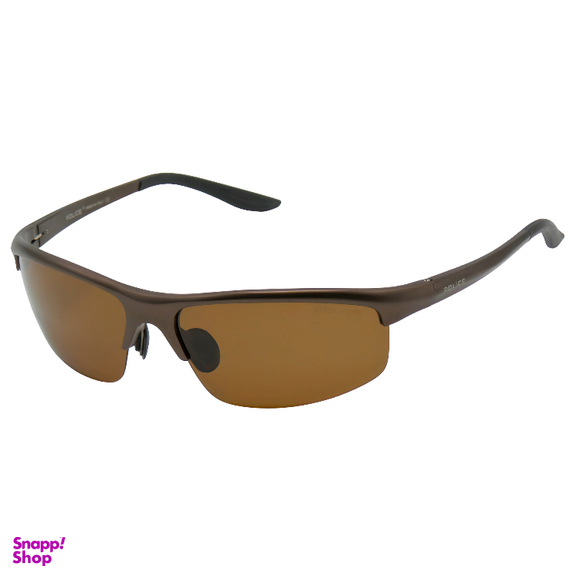 عینک آفتابی مردانه پلیس مدل UV400 POLICE 8333 رنگ قهوه ای