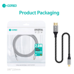 کابل تبدیل Type-C به HDMI کوتتسی مدل 87411 طول 3 متر