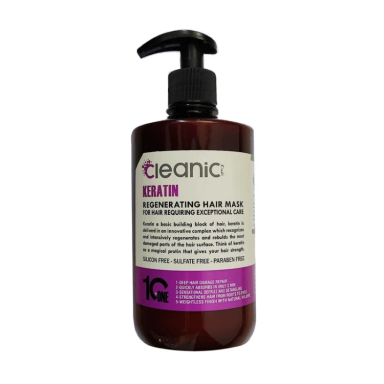 ماسک مو کلینیک کیندی مدل Keratin حجم 550 میلی لیتر