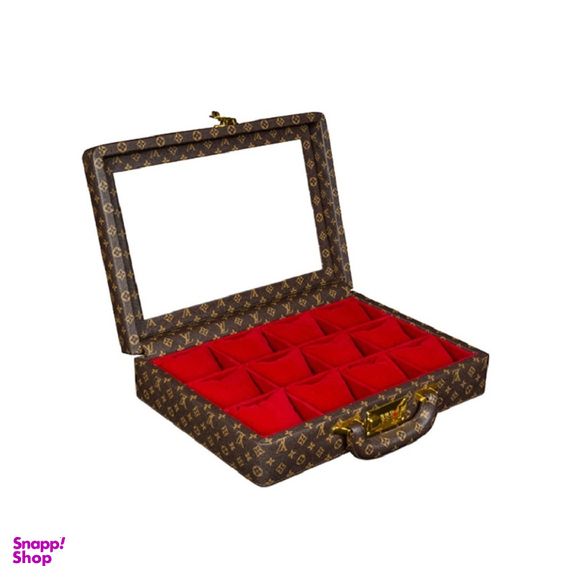 جعبه ساعت 12 خانه طرح لویی ویتون کد TW-2481