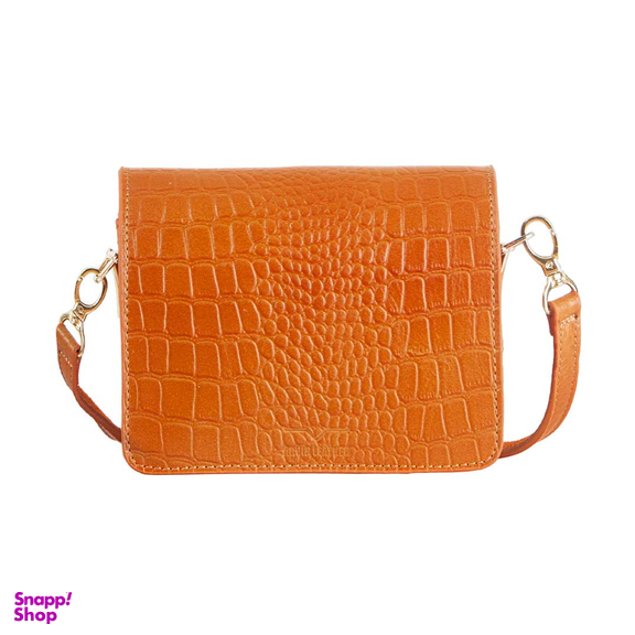 کیف رودوشی چرم طبیعی زنانه آروین چرم مدل AR-110