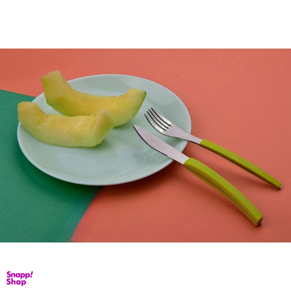 سرویس قاشق و چنگال 31 پارچه سی اند اس مدل منحنی