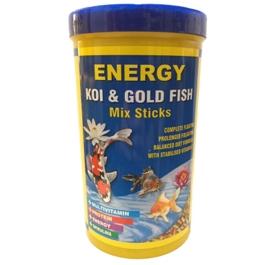 غذا ماهی انرژی مدل Koi & Gold Fish Mix Sticks وزن 100 گرم