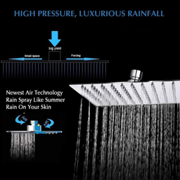 سردوش حمام پاپیروس مدل استیل قهرمان UP