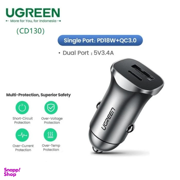 شارژر فندکی 20 وات یوگرین مدل CD130