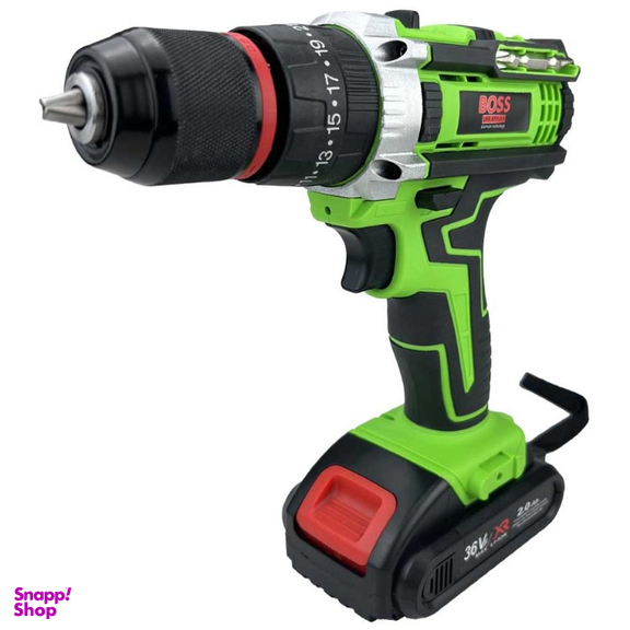 کیت پیچ گوشتی شارژی چکشی باس کد 36VF مجموعه 24 عددی