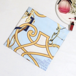 روسری زنانه آنالیا مدل ابریشم دور دست دوز کد 6057