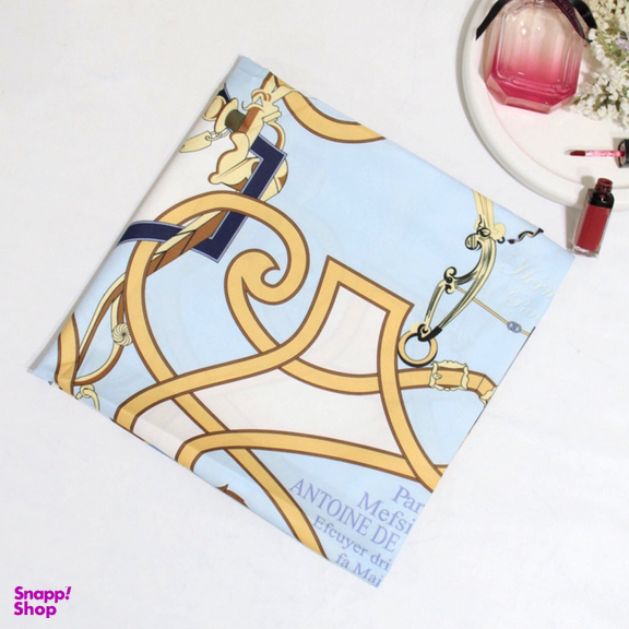 روسری زنانه آنالیا مدل ابریشم دور دست دوز کد 6057