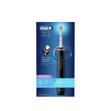 مسواک برقی اورال-بی مدل PRO3 3000 – Sensitive Clean رنگ مشکی