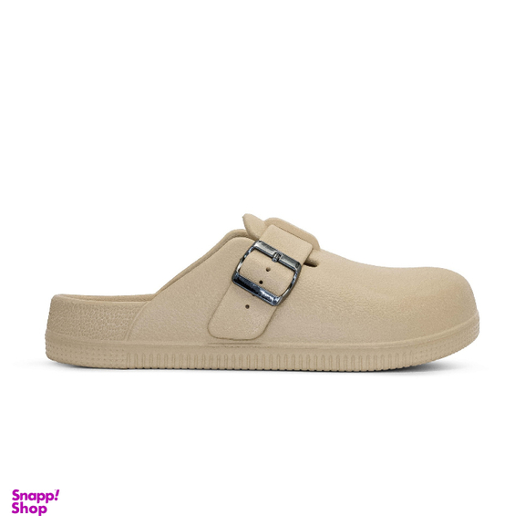 دمپایی زنانه شیما مدل وینتر کلاسیک رنگ خاکی