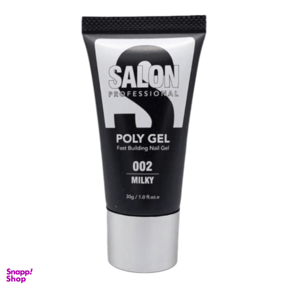 پلی ژل کاشت ناخن سالن مدل Milky کد 002 حجم 30 میلی لیتر