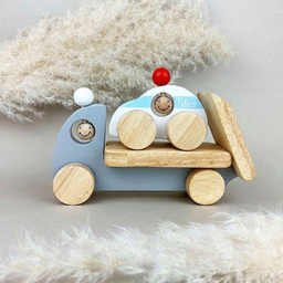 اسباب بازی نیمو چوبک مدل کامیون حمل ماشین پلیس کد 37236