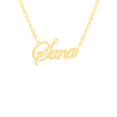 گردنبند طلا 18 عیار زنانه آمانژ مدل سارا D10881