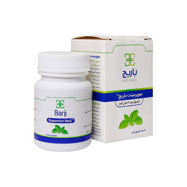 کپسول نرم خوراکی سوء هاضمه و ضد نفخ سوپرمینت باریج بسته 30 عددی