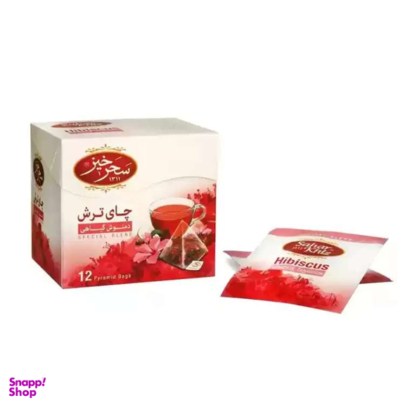دمنوش چای ترش سحرخیز بسته 12 عددی