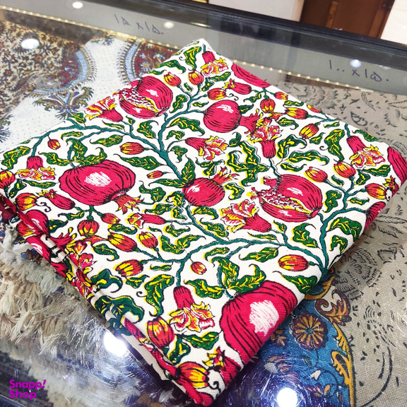 پارچه رومیزی قلمکار مدل یلدا کد 100