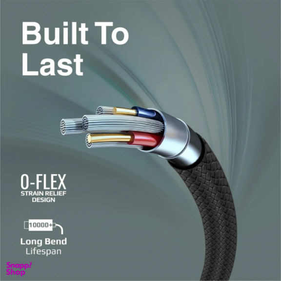کابل تبدیل USB به Type-C پرومیت مدل ECOLINE-CC120.BLK طول 1 متر