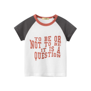 تی شرت آستین کوتاه پسرانه هومنیتی مدل WYKBTS9411-WHT