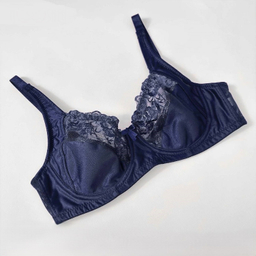 سوتین زنانه نوشه پوش کد 20407 رنگ سرمه ای