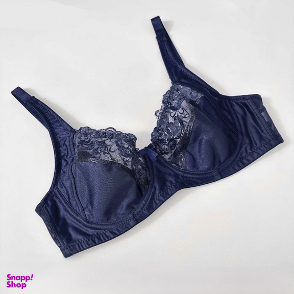 سوتین زنانه نوشه پوش کد 20407 رنگ سرمه ای