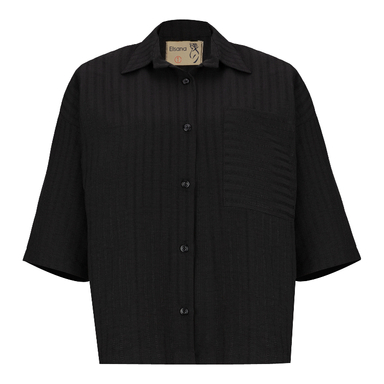 شومیز آستین بلند زنانه السانا مدل سارال کد 224101 رنگ مشکی