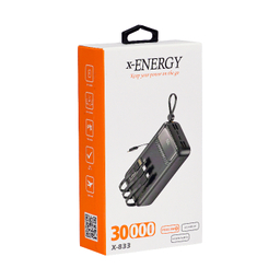 پاوربانک ایکس-انرژی مدل X-833 22.5W ظرفیت 30000 میلی آمپر ساعت