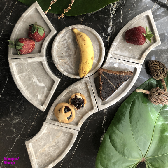 ظرف سرو سنگی کد 0407