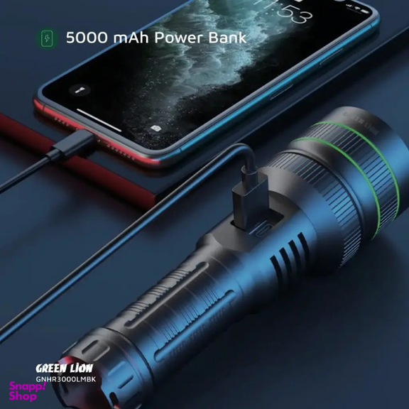 چراغ قوه گرین لاین کد GNHR3000LMBK