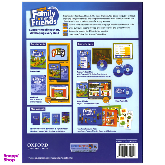 کتاب American Family and Friends 2nd 1 اثر جمعی از نویسندگان انتشارات اکسفورد