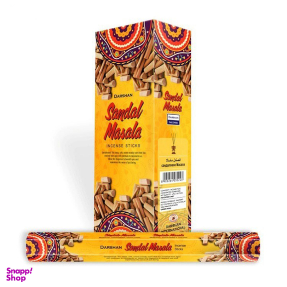 عود دارشان رایحه صندل ماسالا کد Sandal Masala-01 بسته 20 عددی