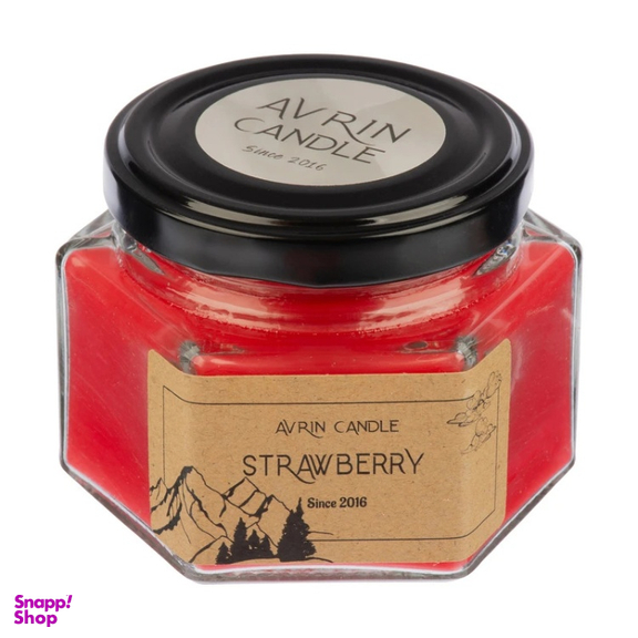 شمع اورین مدل توت فرنگی