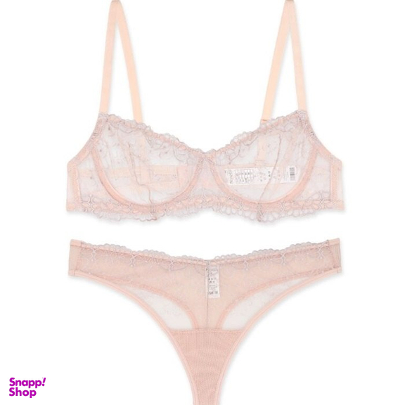 ست شورت و سوتین برتا کد 2420IP رنگ کرم