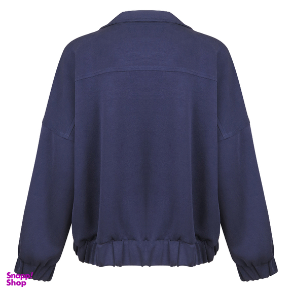 سویشرت زنانه مدل ANSE404 رنگ سرمه ای