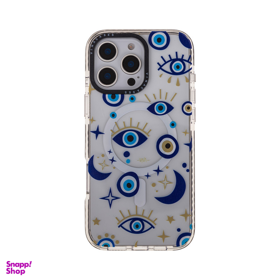 کاور موبایل ویناکیسز مدل Gold and Blue eyes MagSafe مناسب اپل iphone 16 pro max