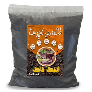 خاک ورمی کمپوست آنتیک خاک مدل 2KG بسته 4 لیتری