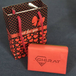 گوشواره طلا 18 عیار زنانه قیراط طرح قلب کد GH3882